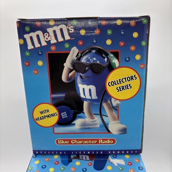 M&M Red Blue Character Collector Edition Scuba Diver Radio with Headphones Lot 2 - Picture 5 of 9